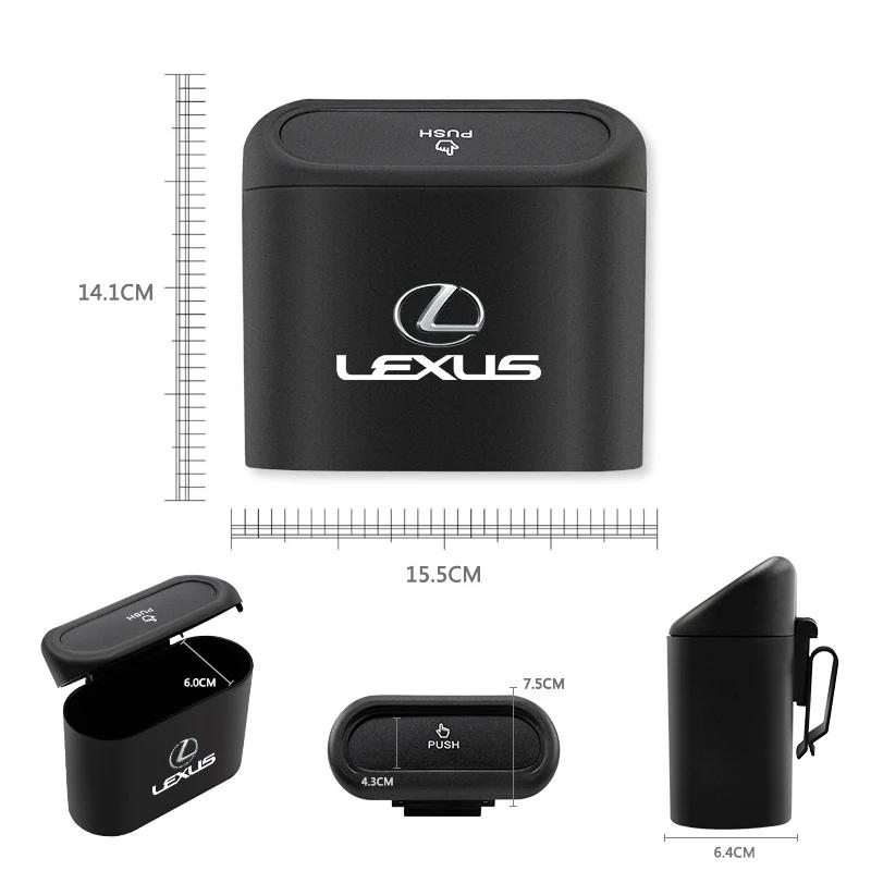 Trash Can Car Door Storage Barrel Auto Interior Accessories For Lexus UX IS200 RX RX450h IS250 NX300h ES300h UX250h IS460 RX300