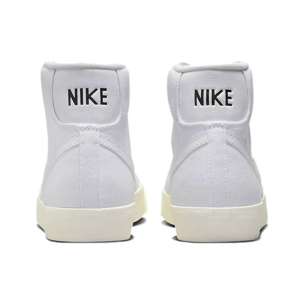 Nike Blazer Mid 77 Canvas White Sail Женские кроссовки черные DX5550-100