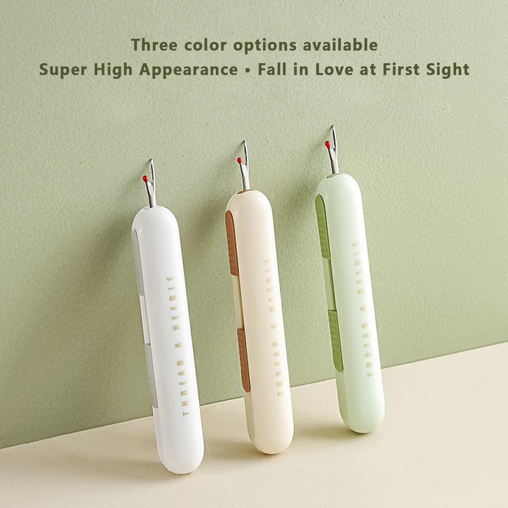 Выдвижной нитевдеватель 2-в-1 нитевдеватель вспарыватель швов ручная швейная машина инструмент для рукоделия квилтинг