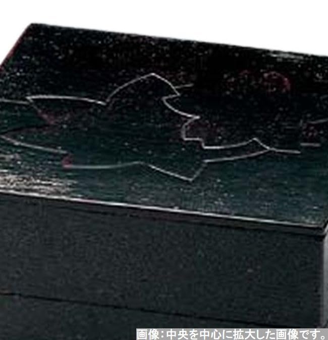 Ланч-бокс для улицы из цветной ткани «Весна-Осень» с дизайном «70 Лошадей Акебоно», Новогодняя ночь J-kitchens (Коробка для ланча) Япония, Деревянный, Бумажный, Обложка, Двухъярусный