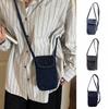Street Style Denim Crossbody Bag Y2K Phone Purses Fashionable Canvas Bag  Women&Men