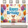Party Backdrop Puppy Adorable Mixed Colors Photo Booth Background Birthday Party Decor