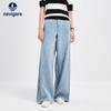 Navigare Women's Retro Wide-Leg Jeans