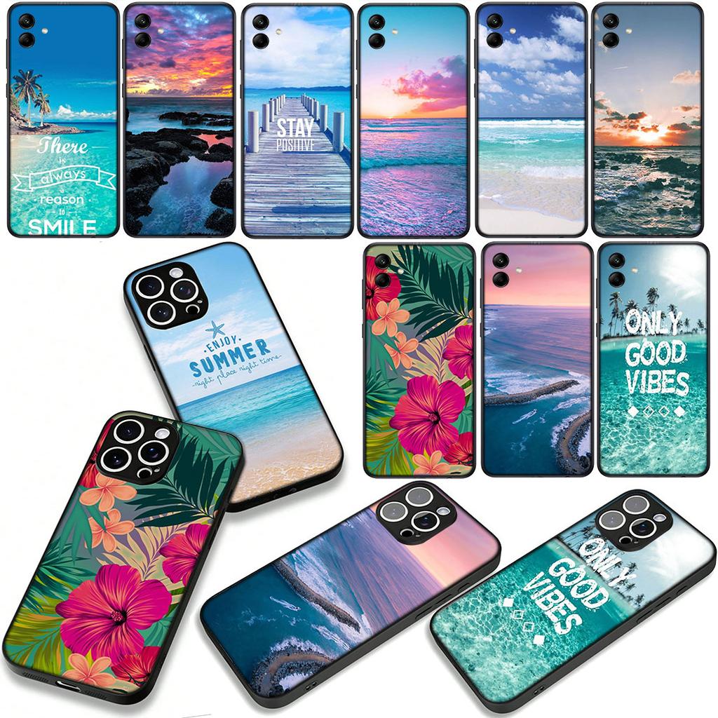 Чехол для Samsung Galaxy A07 A13 A12 A14 A23 A42 A50 A51 A52 A53 A70 A71 A72 A21S A04 Note 20 9 8 10 Чехол Морской Пляж Путешествие Океан