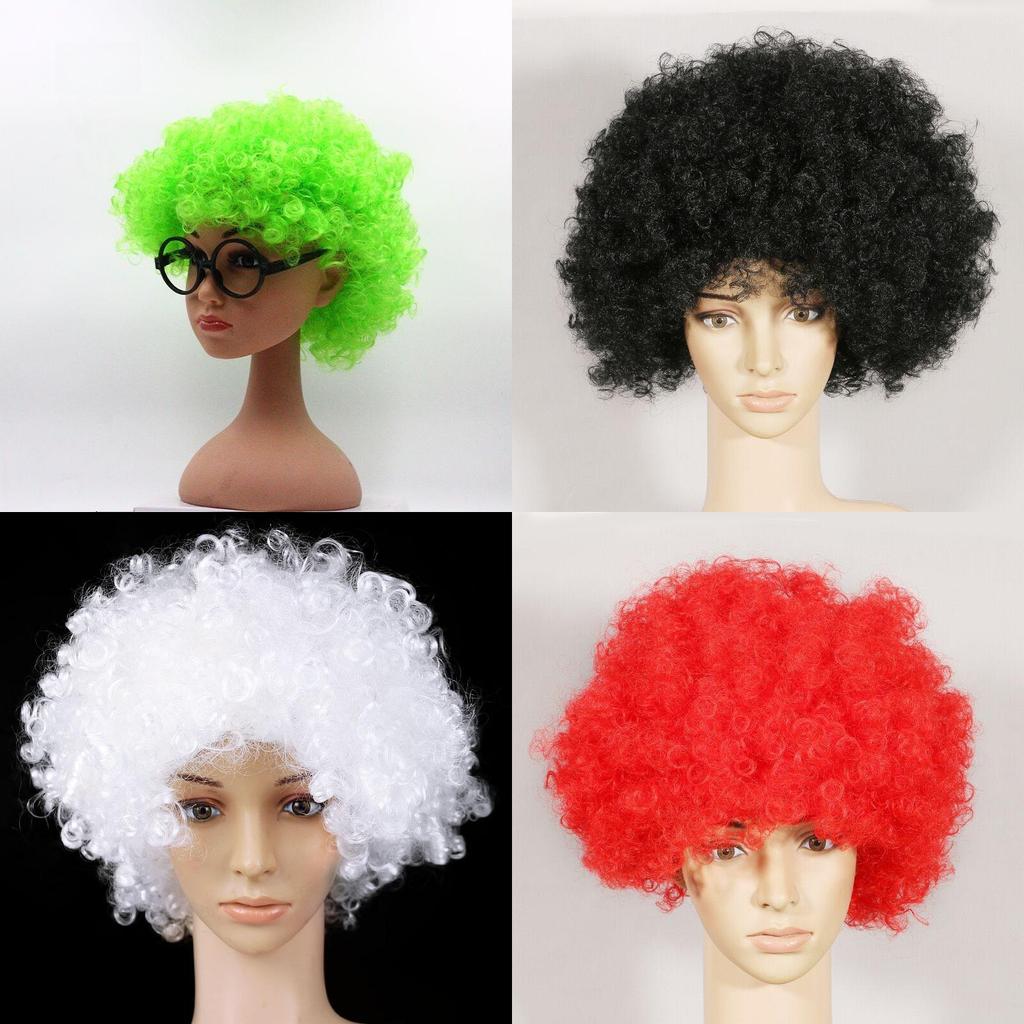 Joker Wig With Colorful Explosion Hair For Childrens Festival Costume Accessory