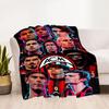 Ac Milan Blanket Soft Warm Cozy Suitable For Livingroom Bedding Office Four Seasons Universal Playful Design Gift For Travel Home Birthdays