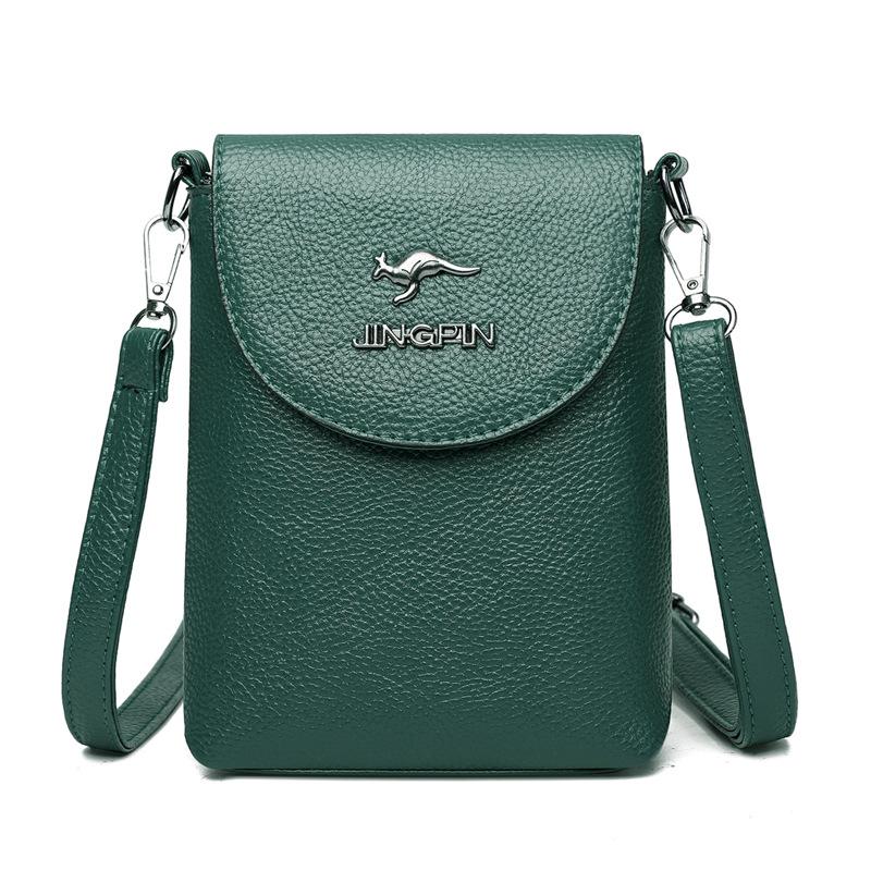 Bag Women's New Versatile Multi-layer Shoulder Mobile Phone Bag Fashionable and Simple Flow Change Key Bag