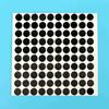 15PCS,100PCS 35MM White Ball Locator Black Billiard Point Sticker  Billiards Practice