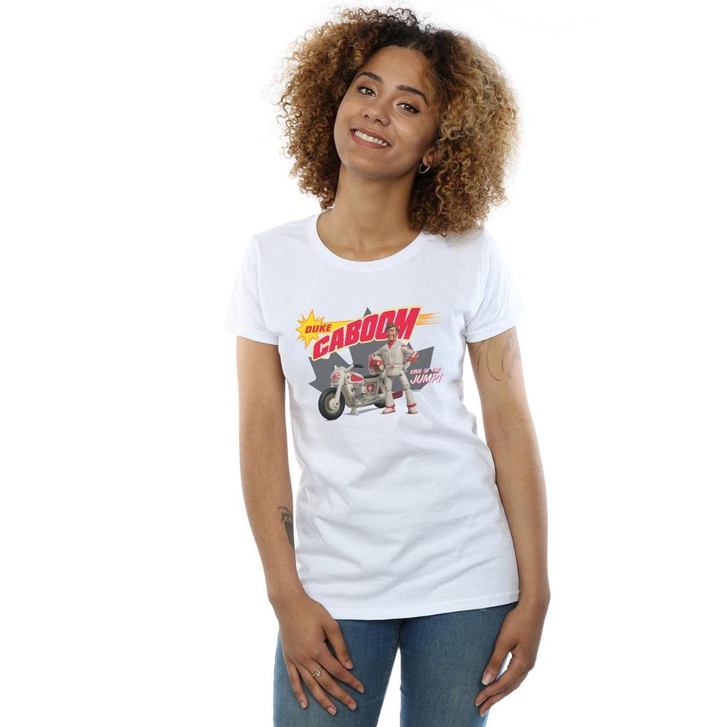 Disney Womens/Ladies Toy Story 4 Duke Caboom King Of The Jump Cotton T-Shirt