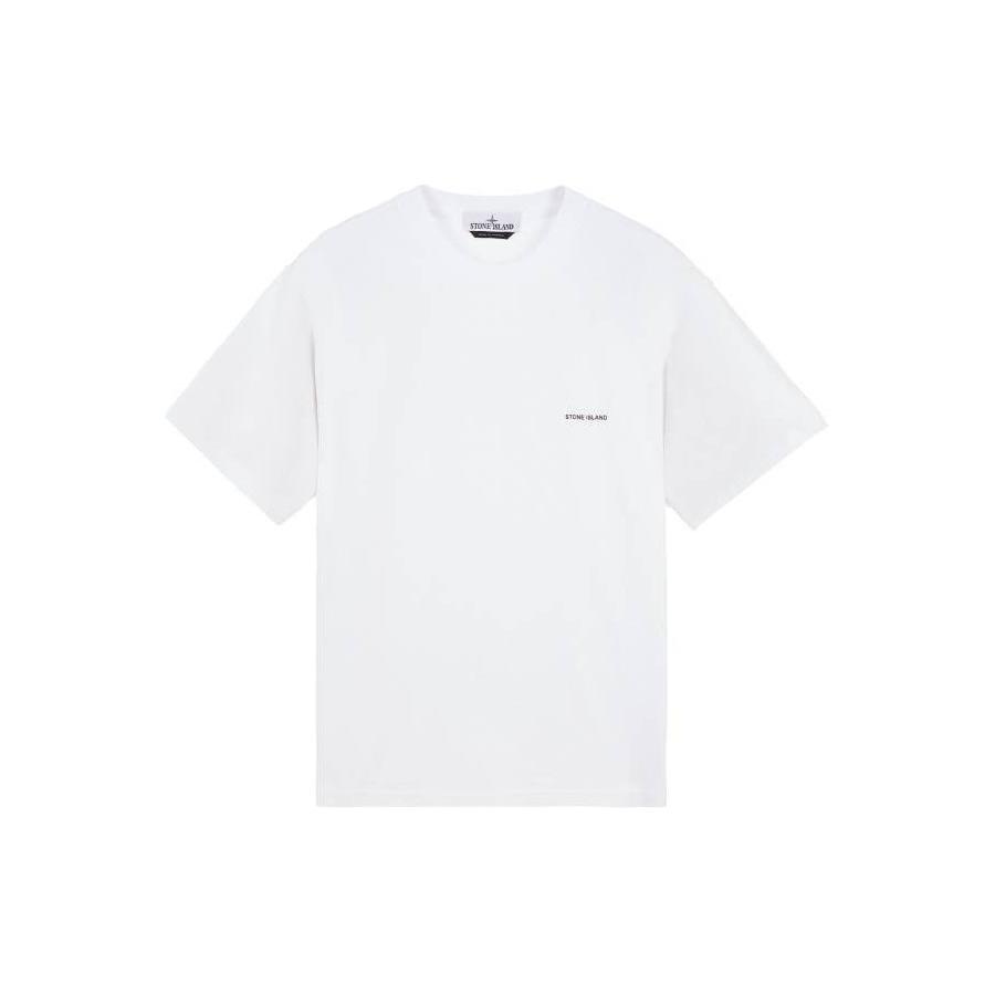 STONE ISLAND Футболка мужская белая 801522379-V0001