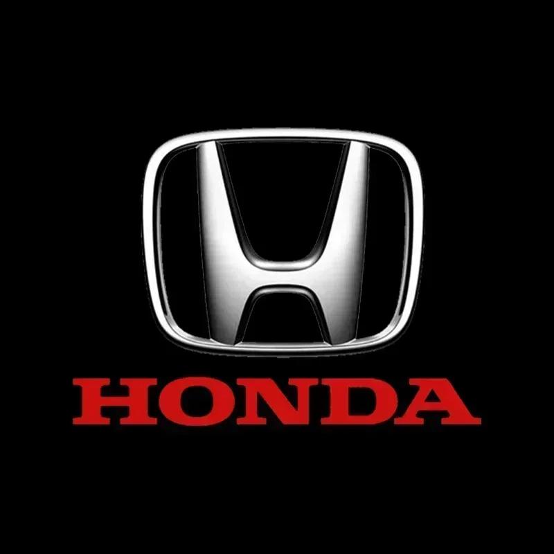2Pcs LED HD Car Door Lights Logo Welcome Light For Honda Civic Fit Jazz Accord CRV HRV City Odyssey Passport Pilot Vezel Insight