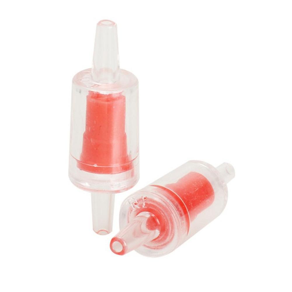 5 PCS Circulate Plastic Black Red Air Pump Co2 System One Way Non-Return Aquarium Check Valve