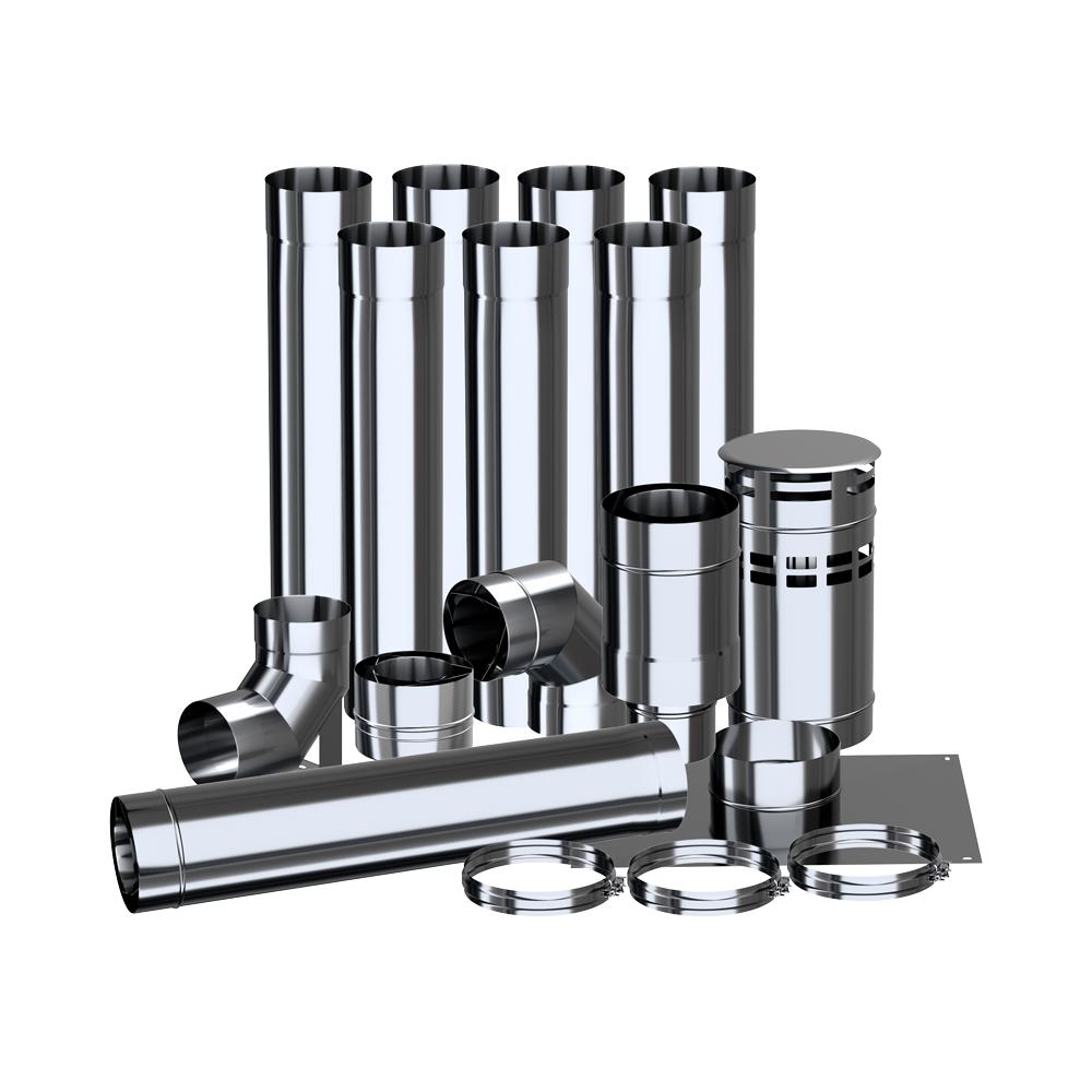 ADAM GAS Концентрический дымоход fi 130/200 - дымоходная вставка