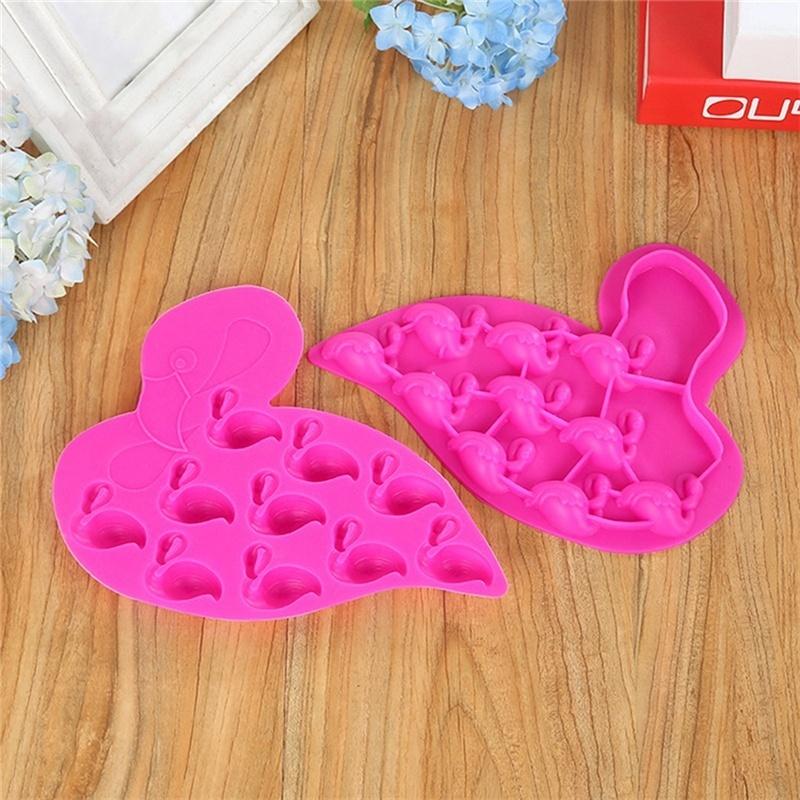 Силиконовые формы для фламинго, формы для торта, шоколадные формы для мыла ручной работы, формы для льда, решетки для льда