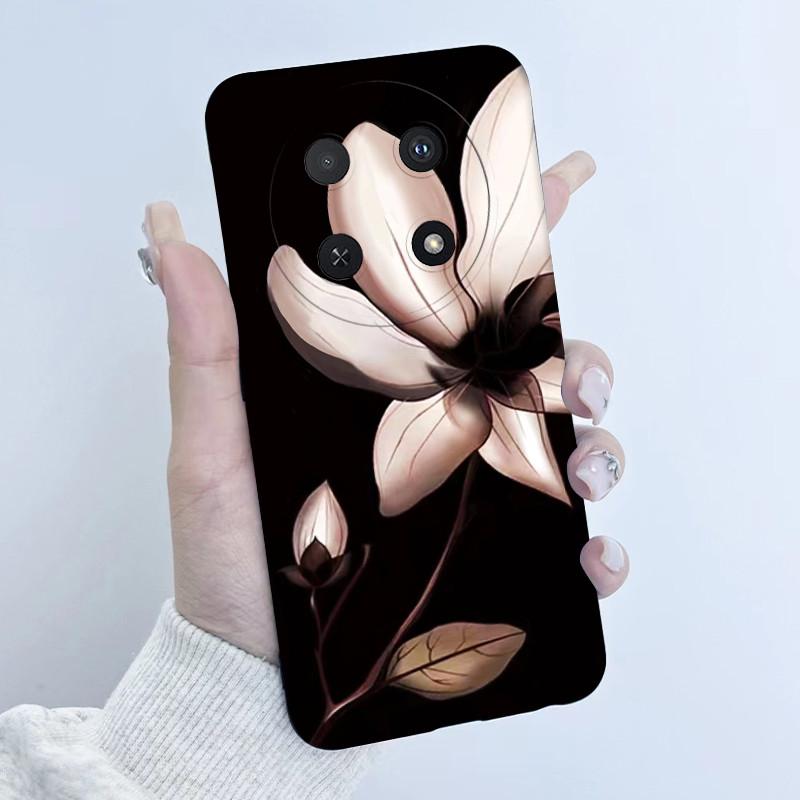 Чехол для Huawei Nova 12i Дизайн 'Девочка с цветами' Мягкий силиконовый чехол для телефона для Huawei Nova12i 12 i 4G CTR-L81 L91 Nova 13i Чехол Capa