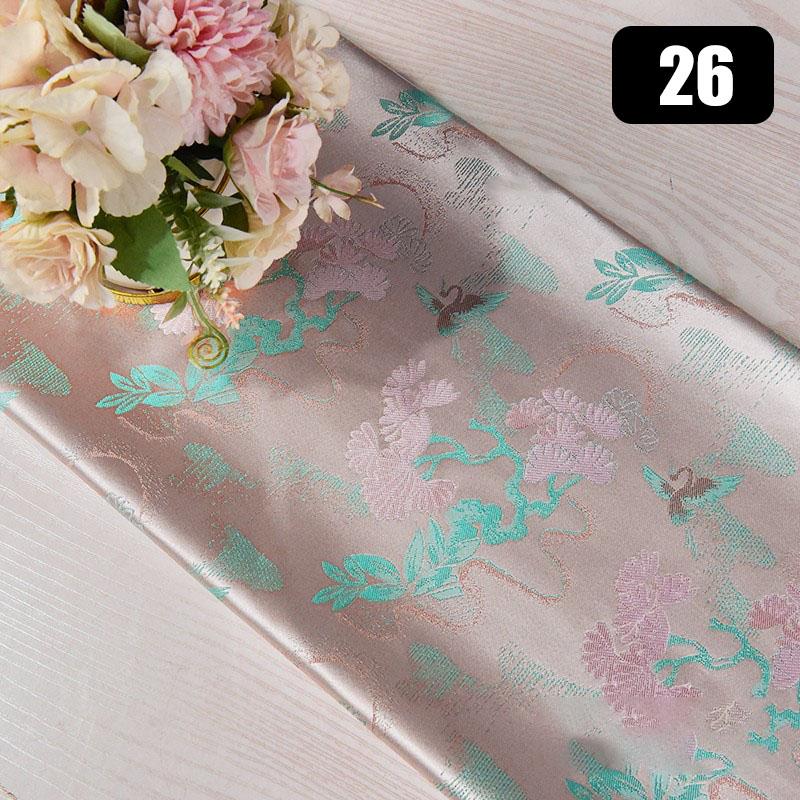 Роскошная высококачественная жаккардовая парчовая шелковая ткань для самостоятельного шитья чонсам ханьфу платье обивка одежды винтажная дизайнерская ткань