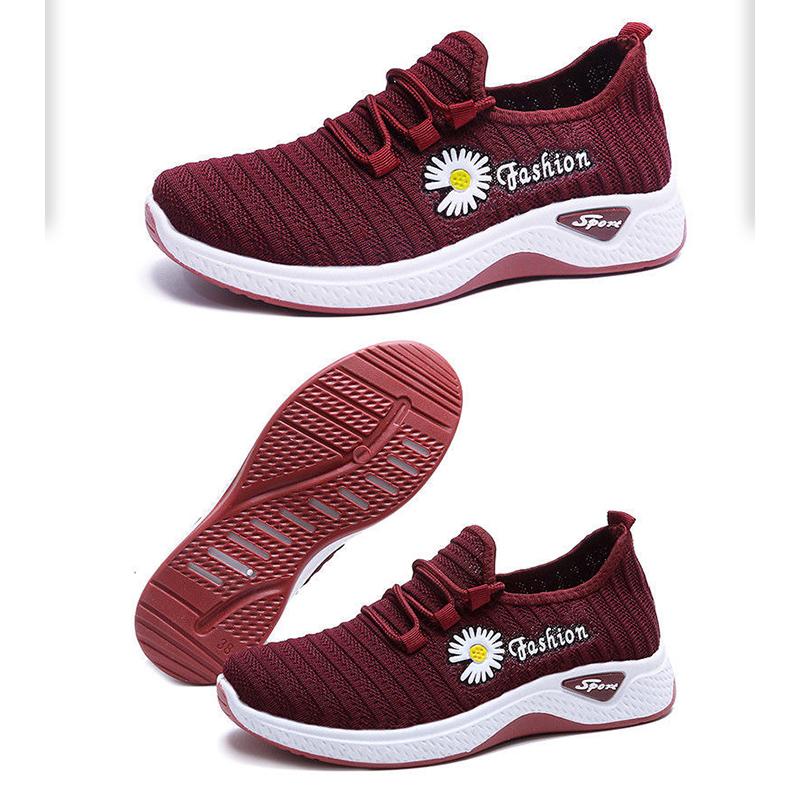 Модная женская спортивная обувь в Корейском стиле, повседневная обувь на плоской подошве, весенняя обувь для студентов, сетчатая обувь