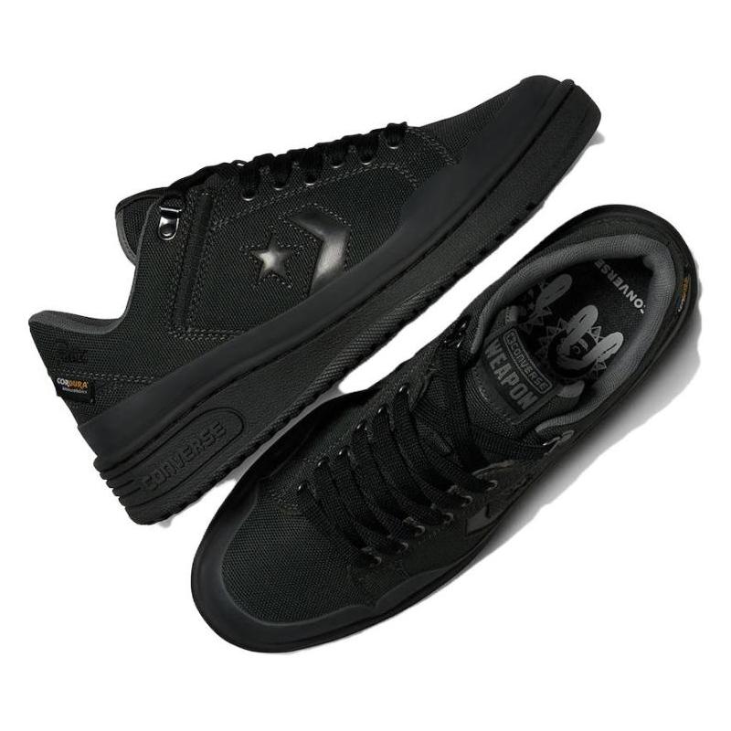 Patta x Converse Weapon Нескользящие низкие кеды для скейтборда Унисекс Черные