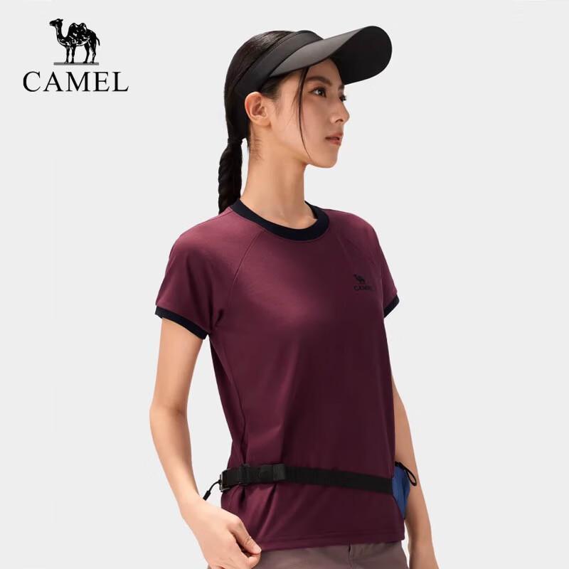 CAMEL Women's Quick Dry Round Neck T-shirt