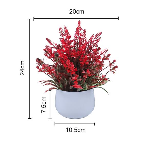 Искусственное растение бонсай, имитация лаванды, украшение для дома, свадебное украшение