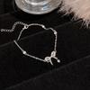 Popular ultra-shiny zircon bracelet for women, versatile and high-end, new Chinese style vintage butterfly jewelry