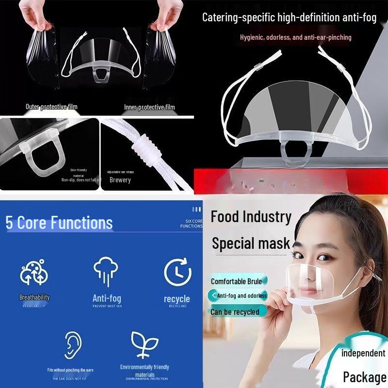 GOWKE Transparent Anti-fog Face Shield