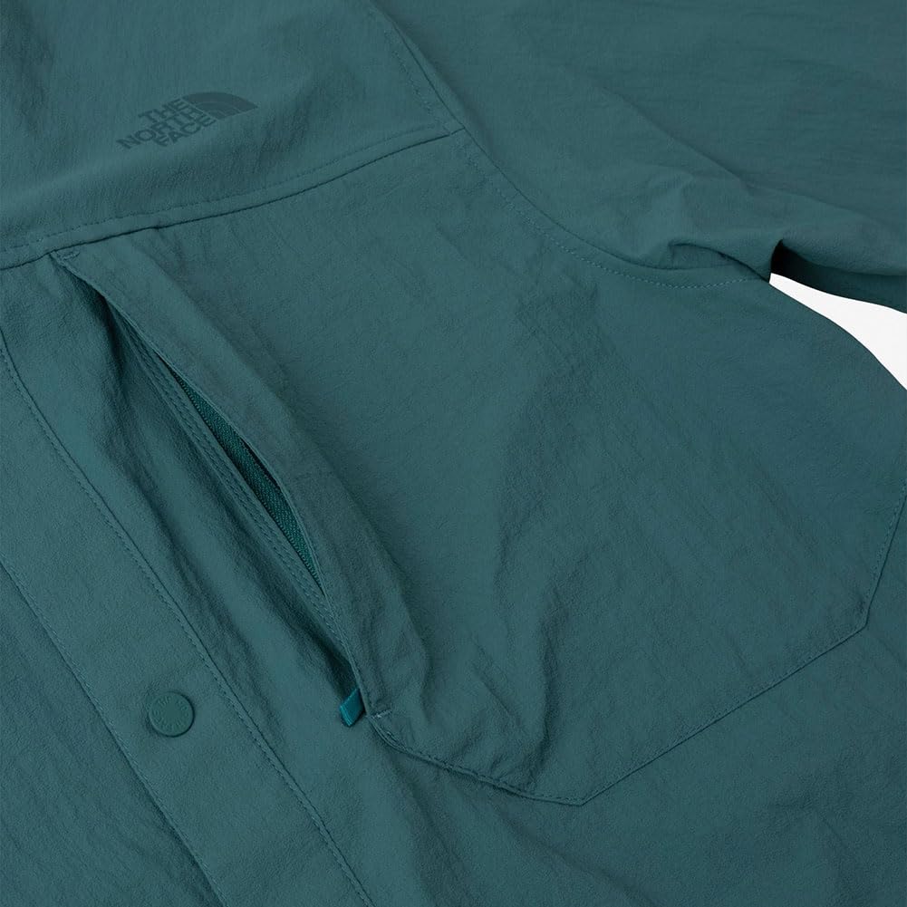 The North Face Рубашка для туристов Mallard размера M, зеленая,