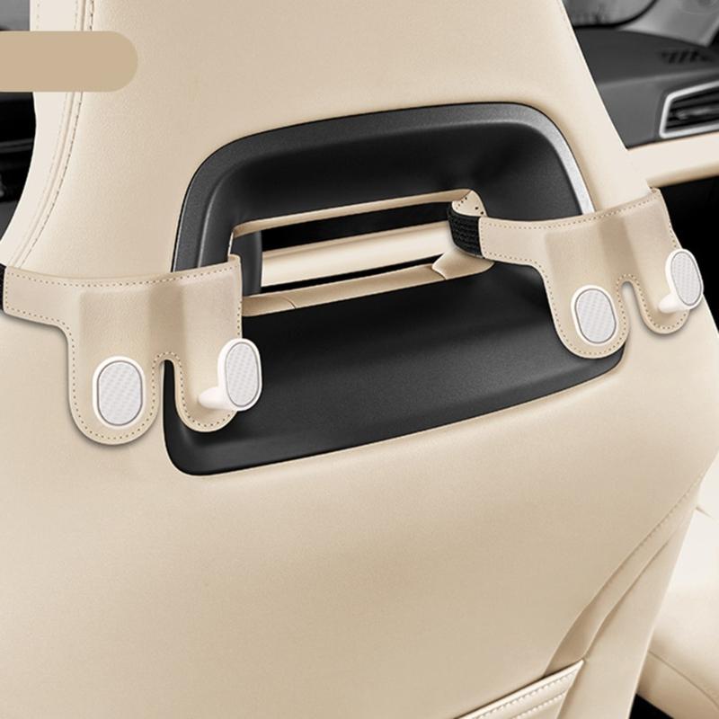 Car Interior Storage Hook Automotive Back Seat Hook for Handbag Purse Umbrella Heavy Duty Car Headrest Hook Organizer