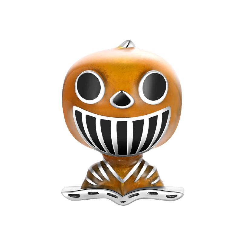 Новый медный шарм Fit Оригинальный браслет Аксессуары Женские украшения Серия Дня всех святых Тыквенная повозка Волшебная шляпа