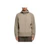 SALOMON Zip Hooded Logo Long Sleeve Jacket Men Jacket Beige LC2574400