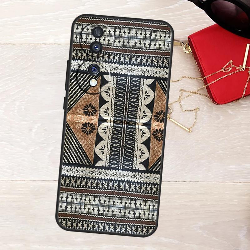 Фиджийский чехол-тубус из маси Тапа для Honor 400 Pro 200 Lite 50 70 90 X9a X9b X9c X9d X8a X8b X8c Magic 5 6 7 8 Pro