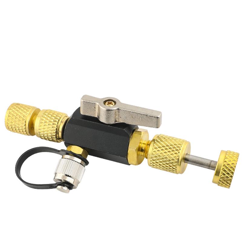 1 4 Inch Valve Core Remover Dual Valve And Sight Glass High Efficiency For Refrigeration System Repair