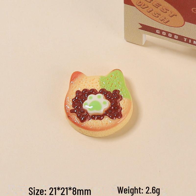 Аксессуары из смолы ручной работы: Мультяшная заколка для волос, бижутерия и украшение для пряжки обуви в виде клубничного торта