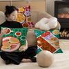 FOOD & KITCHEN Cushion Cover Car Throw Pillow Case For Sofa Car Christmas Gift 40x40cm 45x45cm
