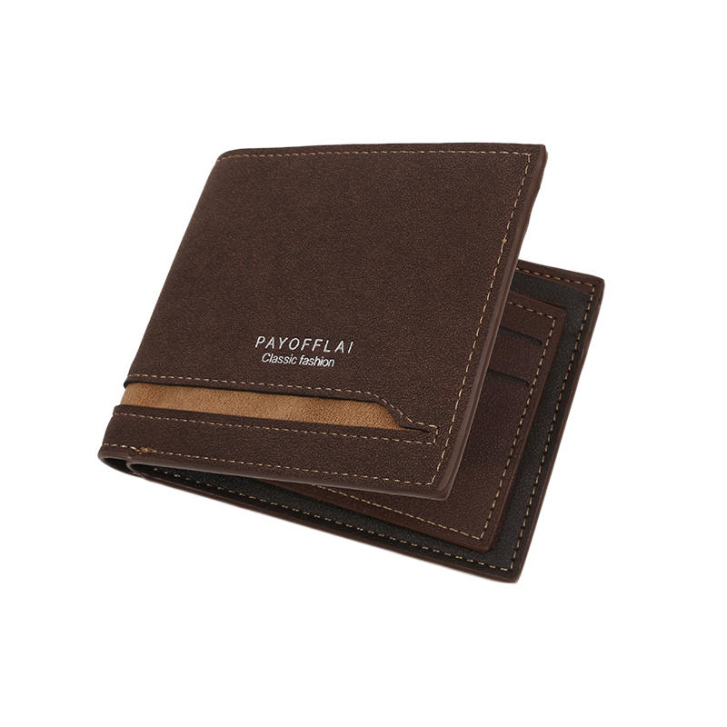 Винтажный мужской модный деловой короткий кошелек с отделениями для карт, многофункциональный мягкий держатель для кредитных карт из ПУ, кошельки, зажим для денег