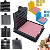 Multi Purpose Sticky Note Holder Set with Template Notepad Dispenser Sticky Note Stencil  Office