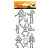 Tatouages temporaires - Squelettes Halloween