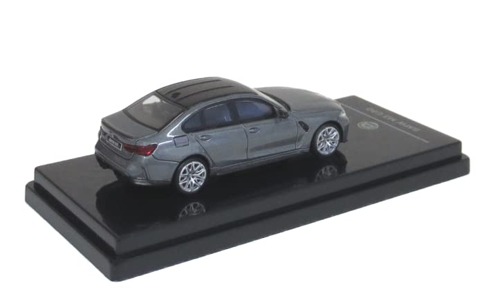 PARAGON Scale BMW M3 G80 2020 Skyscraper Gray LHD Miniature Car 1/64 (Fully Assembled)