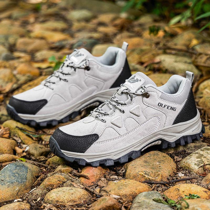 БОЛЬШОЙ РАЗМЕР Мужские Женские Кроссовки для Приключений Прочные Сцепление Нескользящая Обувь На шнуровке Комфорт Идеальны для Уличных Походов Ботинки Мужская Обувь37-49