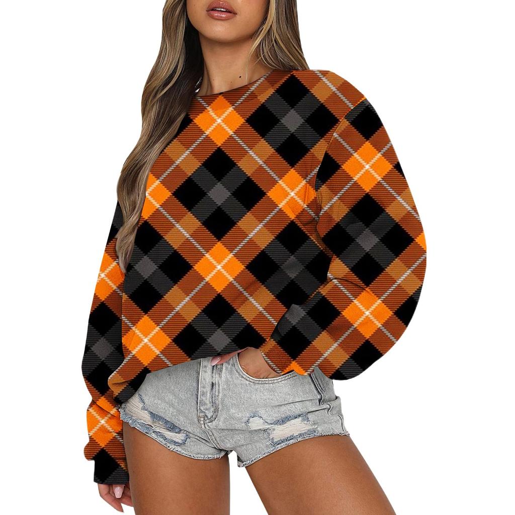 Женский осенне-зимний топ с длинным рукавом, повседневный свитер с круглым вырезом, свободный крой, флисовые топы Pollover