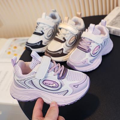 Весна и лето 2025 новые одноклассники мальчики легкие дышащие спортивные кроссовки для бега корейская версия модные универсальные женские кроссовки папины