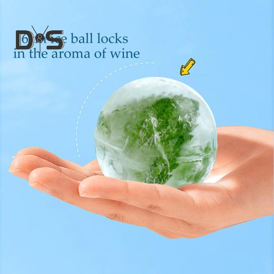 3 шт. Силиконовые круглые формы для льда с крышками, легкосъемные сферические ледогенераторы для коктейлей из виски, медленно тающие сферические ледогенераторы для напитков на основе бурбона