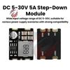 5A Buck Converter Module DC 5-30V to 3.3V/5V/8.4V 60W Peak Power Industrial Grade Synchronous Step-Down Power Supply