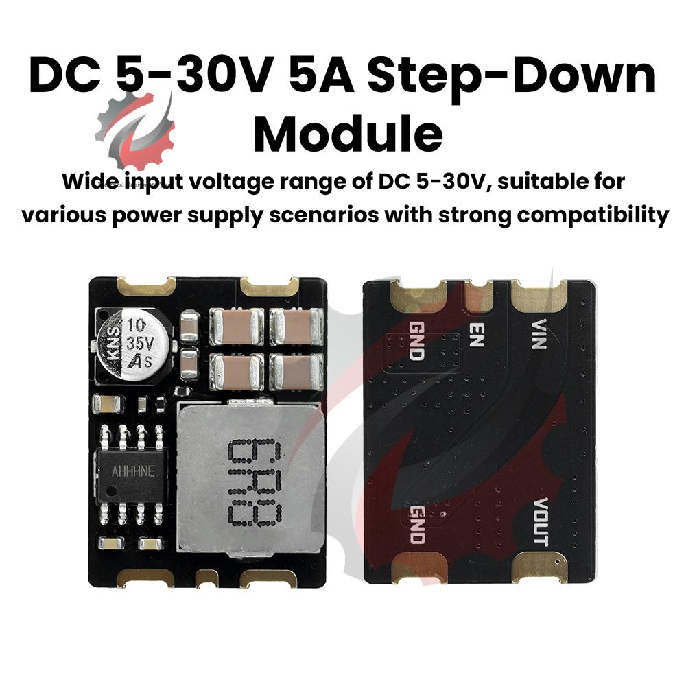 5A Buck Converter Module DC 5-30V to 3.3V/5V/8.4V 60W Peak Power Industrial Grade Synchronous Step-Down Power Supply
