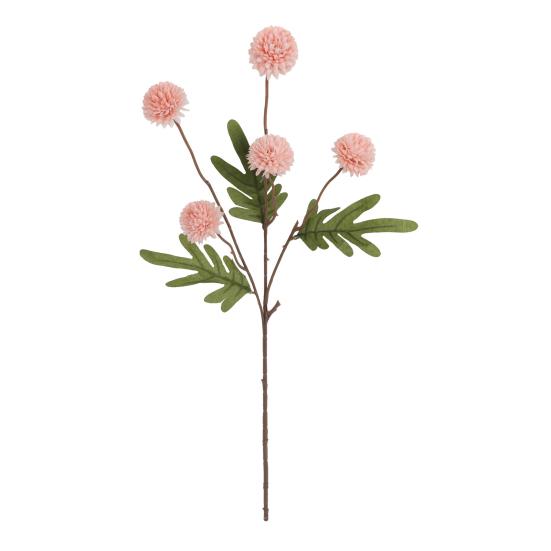 Искусственные цветы Хризантема помпон из искусственного шелка 5 голов Осенний шар Стебли хризантемы Реалистичные искусственные цветы одуванчика для свадебного домашнего декора