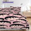 Chibi Character Cat Flowers Threepiece Set 1 Duvet Cover 2 Pillowcase Without Core Christmas Birthday Gift Duvet Cover And Pillowcase