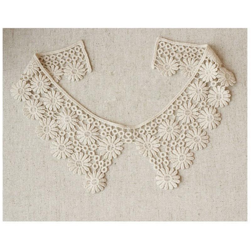 New Women White Neckline Fake Collar Detachable Ladies False Blouse Collar Half Shirt Lapel Clothes Accessories