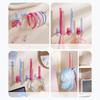 Plastic Retractable Hook Strong Load-Bearing Adhesive Headband Hair Ring Storage Rack No Need To Drill Holes Behind The Door