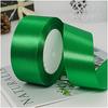 100% Polyester Single Face Satin Ribbon Roll 38 mm 1.5 Inch Custom Printed for Decoration and Wrapping