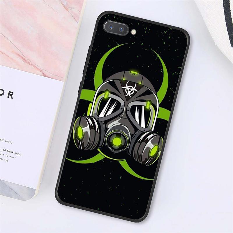 DJ Man Неоновая Маска Противогаз Мальчик Чехлы Для Телефонов Для Huawei Honor 7C 7A 8X 9X 8A 10i 20S 8C 8S 9A 9S 10X lite